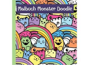 9783985957347 - Monster Malbuch mit lustigen Doodle Motiven für Kinder ab 7 Jahren und Jugendliche - ideale Beschäftigung zur Konzentration und Entspannung - Josie von Zimtbärwind Kinderbücher Zimtbärwind Kartoniert (TB)