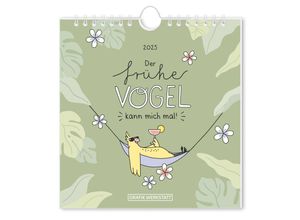 9783986361198 - Postkartenkalender 2025 Der frühe Vogel