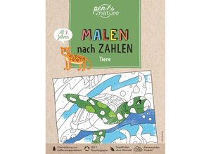 9783987640285 - pen2nature kids   Malen nach Zahlen Tiere Für Kinder ab 7 Jahren - pen2nature Kartoniert (TB)