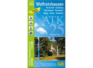 9783987760211 - ATK25-P11 Wolfratshausen (Amtliche Topographische Karte 125000) Karte (im Sinne von Landkarte)