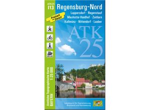 9783987760235 - ATK25-I13 Regensburg-Nord (Amtliche Topographische Karte 125000) Karte (im Sinne von Landkarte)