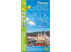 9783987760297 - ATK25-L19 Passau (Amtliche Topographische Karte 125000) Karte (im Sinne von Landkarte)