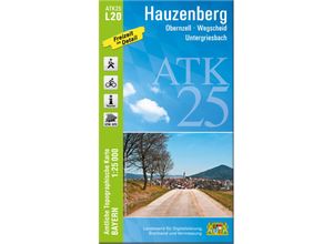 9783987760303 - ATK25-L20 Hauzenberg (Amtliche Topographische Karte 125000) Karte (im Sinne von Landkarte)