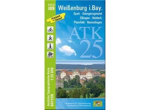 9783987760419 - ATK25-I09 Weißenburg iBay (Amtliche Topographische Karte 125000) Karte (im Sinne von Landkarte)