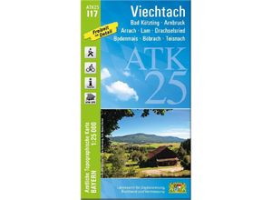 9783987760440 - ATK25-I17 Viechtach (Amtliche Topographische Karte 125000) Karte (im Sinne von Landkarte)