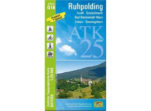 9783987760549 - ATK25-Q16 Ruhpolding (Amtliche Topographische Karte 125000) Karte (im Sinne von Landkarte)