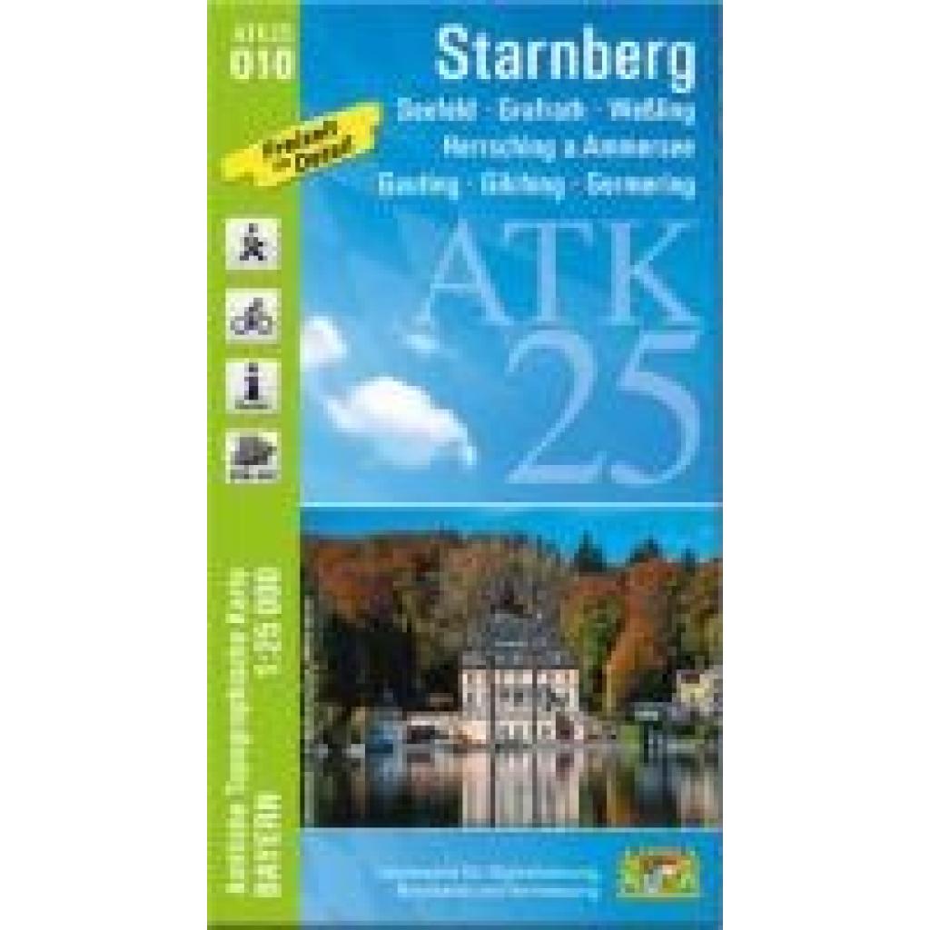 9783987760761 - ATK25-O10 Starnberg (Amtliche Topographische Karte 125000)