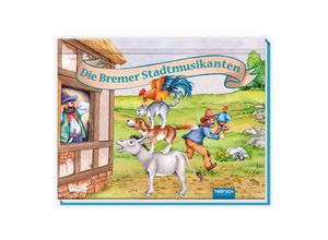 9783988020581 - Märchenbuch Pop-up-Buch Die Bremer Stadtmusikanten Gebunden