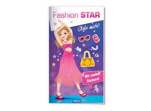 9783988020802 - Malbuch Stickermalbuch Fashion-Star Filmstar