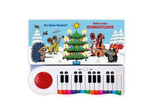 9783988021182 - Der kleine Maulwurf Klavierbuch Meine ersten Weihnachtslieder Kartoniert (TB)