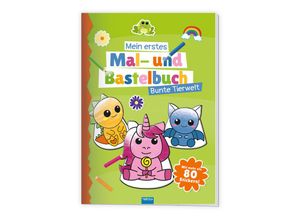 9783988021359 - Malbuch Bastelbuch Mein erstes Mal- und Bastelbuch Bunte Tierwelt Kartoniert (TB)