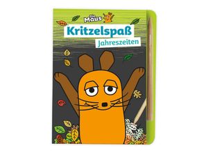 9783988022905 - Die Maus Mini-Kratzblock Kritzelspaß Jahreszeiten Gebunden