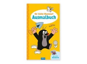 9783988022929 - Der kleine Maulwurf Ausmalbuch mit Stickern Kartoniert (TB)