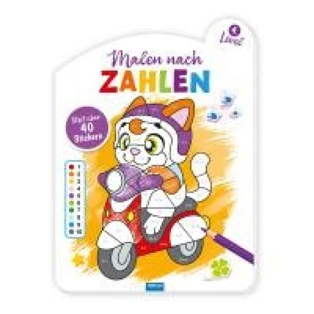 9783988023346 - Trötsch Malen nach Zahlen 4 Level Malbuch