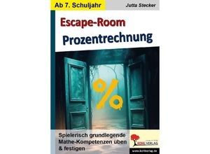 9783988410580 - Escape-Room Mathematik   Band 1 Prozentrechnung - Jutta Stecker Kartoniert (TB)