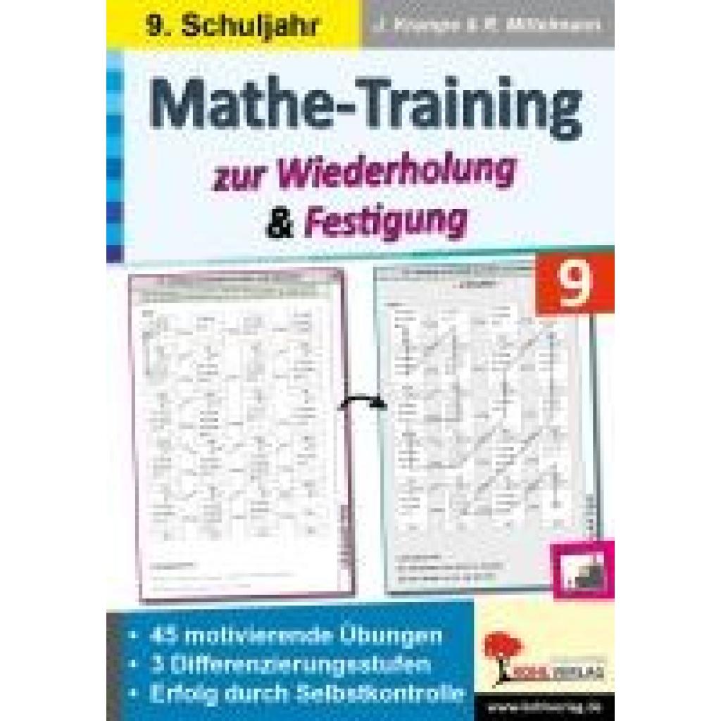 9783988410634 - Krampe Jörg Mathe-Training zur Wiederholung und Festigung   Klasse 9