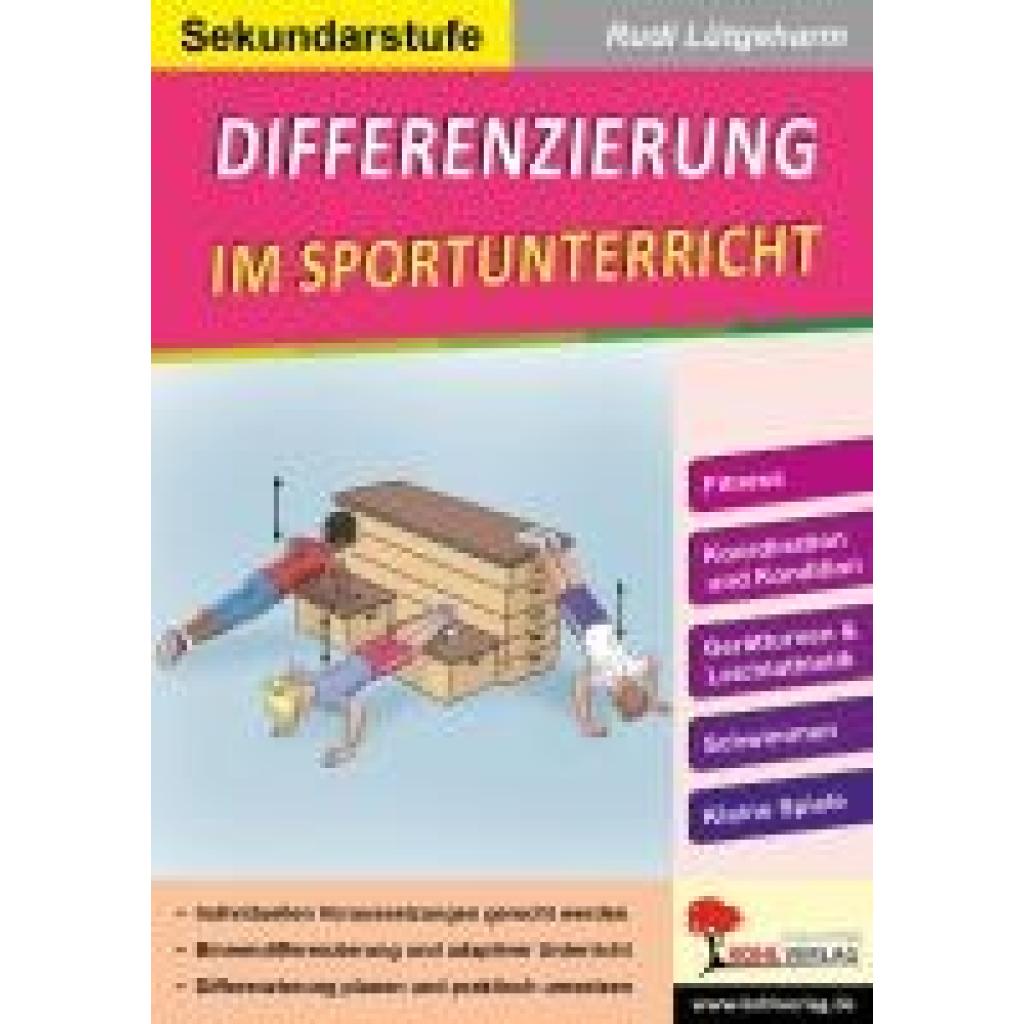 9783988410849 - Lütgeharm Rudi Differenzierung im Sportunterricht   Sekundarstufe