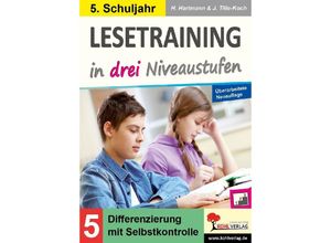 9783988410900 - Lesetraining in drei Niveaustufen   Klasse 5 - Horst Hartmann Jürgen Tille-Koch Kartoniert (TB)