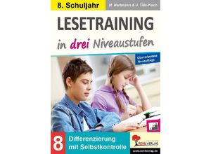 9783988410931 - Lesetraining in drei Niveaustufen   Klasse 8 - Horst Hartmann Jürgen Tille-Koch Kartoniert (TB)