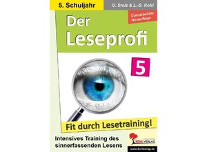 9783988411051 - Der Leseprofi   Klasse 5 - Ulrike Stolz Lynn-Sven Kohl Kartoniert (TB)