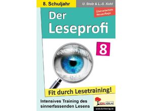 9783988411082 - Der Leseprofi   Klasse 8 - Ulrike Stolz Lynn-Sven Kohl Kartoniert (TB)