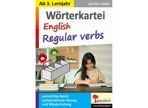 9783988411266 - Wörterkartei English regular verbs - Jochen Vatter Kartoniert (TB)