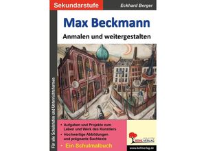 9783988411426 - Max Beckmann  anmalen und weitergestalten - Eckhard Berger Kartoniert (TB)