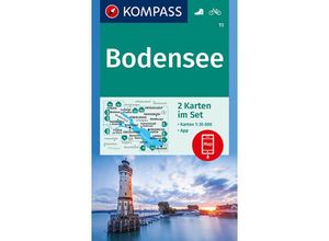 9783990443262 - KOMPASS Wanderkarten-Set 11 Bodensee (2 Karten) 135000 Karte (im Sinne von Landkarte)