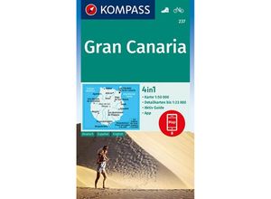 9783990446423 - KOMPASS Wanderkarte 237 Gran Canaria 150000 Karte (im Sinne von Landkarte)