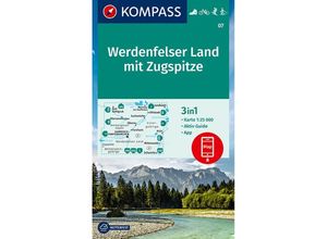 9783990448397 - KOMPASS Wanderkarte 07 Werdenfelser Land mit Zugspitze 125000 Karte (im Sinne von Landkarte)