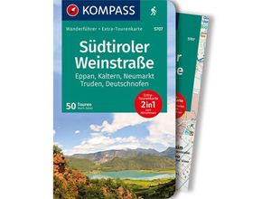 9783990449004 - KOMPASS Wanderführer Südtiroler Weinstraße 50 Touren mit Extra-Tourenkarte - Mark Zahel Kartoniert (TB)