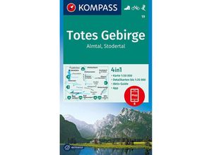 9783990449424 - KOMPASS Wanderkarte 19 Totes Gebirge Almtal Stodertal 150000 Karte (im Sinne von Landkarte)