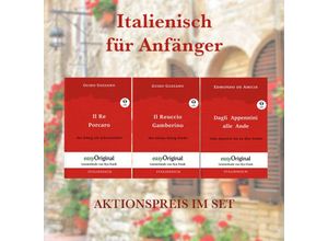 9783991127321 - EasyOriginalcom - Lesemethode von Ilya Frank   Italienisch für Anfänger (mit 3 MP3 Audio-CDs) - Lesemethode von Ilya Frank - Zweisprachige Ausgabe Italienisch-Deutsch m 3 Audio-CD m 3 Audio m 3 Audio 3 Teile - Guido Gozzano Edmondo de Amicis Gebunden