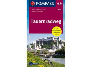 9783991210122 - KOMPASS Fahrrad-Tourenkarte Tauernradweg 150000 Karte (im Sinne von Landkarte)