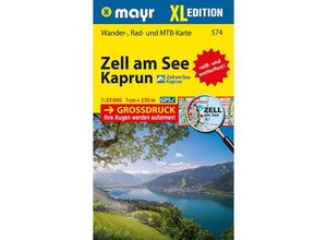 9783991211075 - Mayr Wanderkarte Zell am See Kaprun XL 125000 Karte (im Sinne von Landkarte)