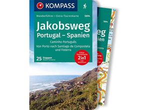 9783991211440 - KOMPASS Wanderführer Jakobsweg Portugal Spanien 60 Touren mit Extra-Tourenkarte - Robert Schwänz Kartoniert (TB)