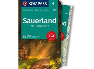 9783991211877 - KOMPASS Wanderführer Sauerland mit Rothaarsteig 50 Touren mit Extra-Tourenkarte - Thilo Behla Sylvia Behla Klaus Harnach Kartoniert (TB)