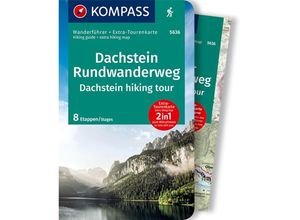 9783991212867 - KOMPASS Wanderführer Dachstein-Rundwanderweg 8 Etappen mit Extra-Tourenkarte - Innsbruck Kompass Kartoniert (TB)