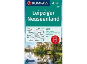 9783991214427 - KOMPASS Wanderkarte 818 Leipziger Neuseenland 150000 Karte (im Sinne von Landkarte)