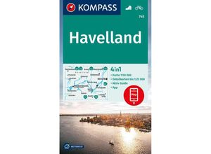 9783991214892 - KOMPASS Wanderkarte 745 Havelland 150000 Karte (im Sinne von Landkarte)