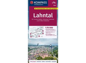 9783991215035 - KOMPASS Fahrradkarte 3339 Lahntal 170000 Karte (im Sinne von Landkarte)