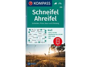 9783991215066 - KOMPASS Wanderkarte 836 Schneifel Ahreifel Schleiden Prüm Daun Eifelsteig 150000 Karte (im Sinne von Landkarte)