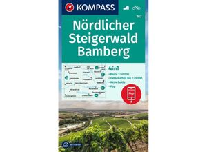 9783991215134 - KOMPASS Wanderkarte 167 Nördlicher Steigerwald Bamberg 150000 Karte (im Sinne von Landkarte)