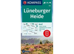 9783991215608 - KOMPASS Wanderkarte 718 Lüneburger Heide 150000 Karte (im Sinne von Landkarte)