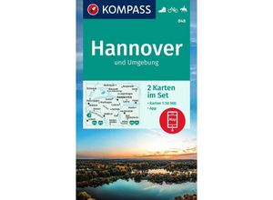 9783991215639 - KOMPASS Wanderkarten-Set 848 Hannover und Umgebung (2 Karten) 150000 Karte (im Sinne von Landkarte)