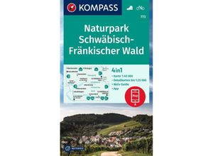 9783991215769 - KOMPASS Wanderkarte 773 Naturpark Schwäbisch-Fränkischer Wald 140000 Karte (im Sinne von Landkarte)