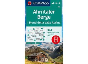 9783991215875 - KOMPASS Wanderkarte 082 Ahrntaler Berge I Monti della Valle Aurina 125000 Karte (im Sinne von Landkarte)