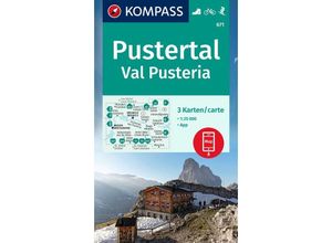 9783991215950 - KOMPASS Wanderkarten-Set 671 Pustertal Val Pusteria (3 Karten) 150000 Karte (im Sinne von Landkarte)