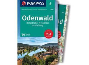 9783991216278 - KOMPASS Wanderführer Odenwald 60 Touren mit Extra-Tourenkarte - Elke Haan Kartoniert (TB)