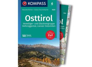 9783991216292 - KOMPASS Wanderführer Osttirol Venediger- und Glocknergruppe Defereggental Lienzer Dolomiten 50 Touren mit Extra-Tourenkarte Kartoniert (TB)